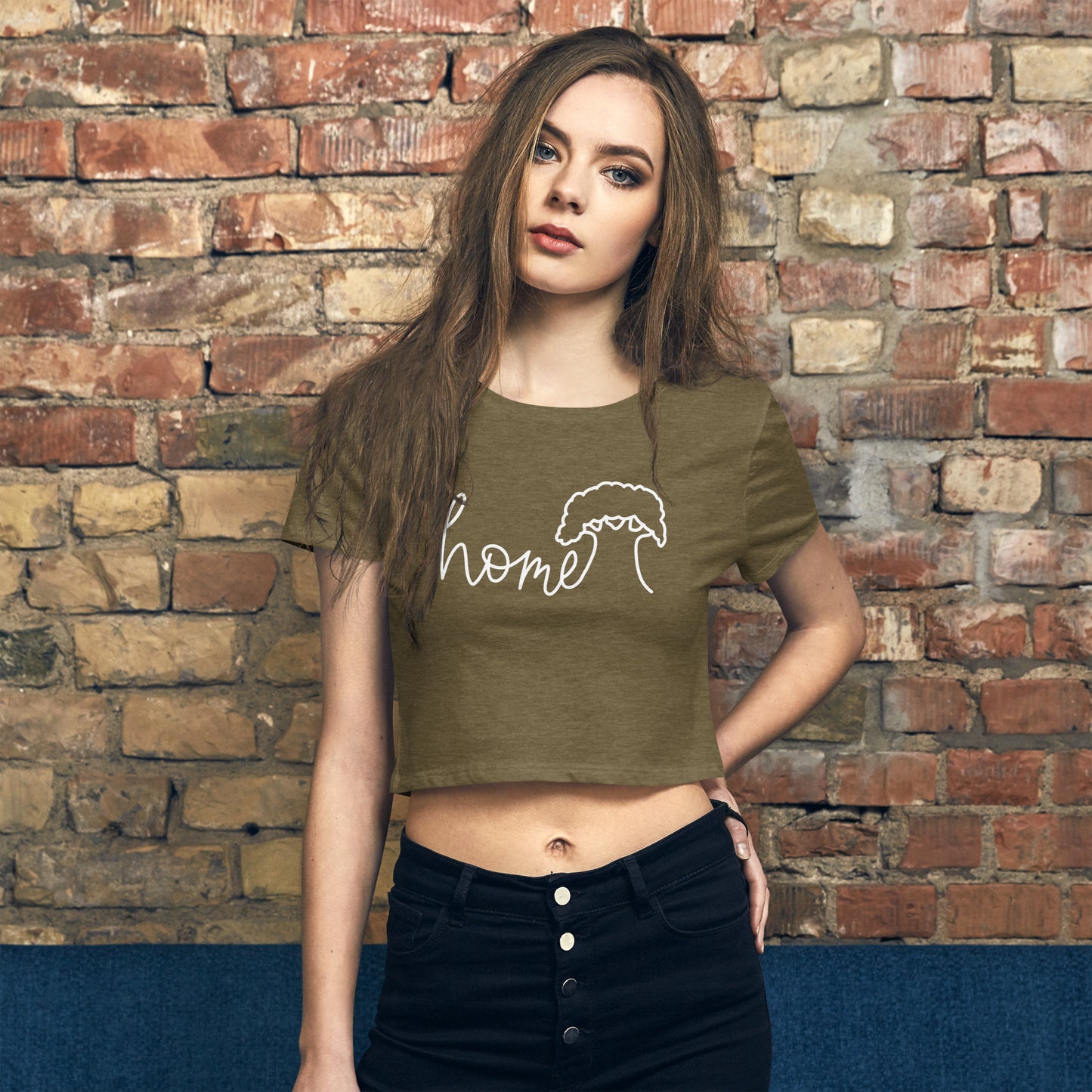 Life Tree Home Crop Tee
