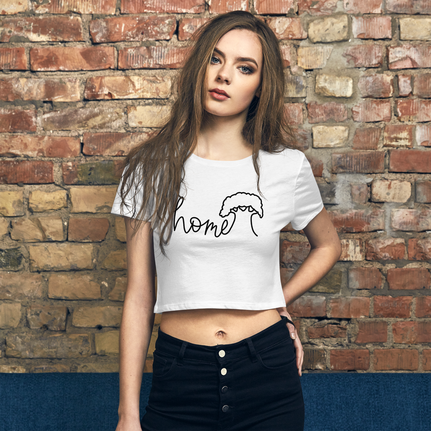 Life Tree Home Crop Tee
