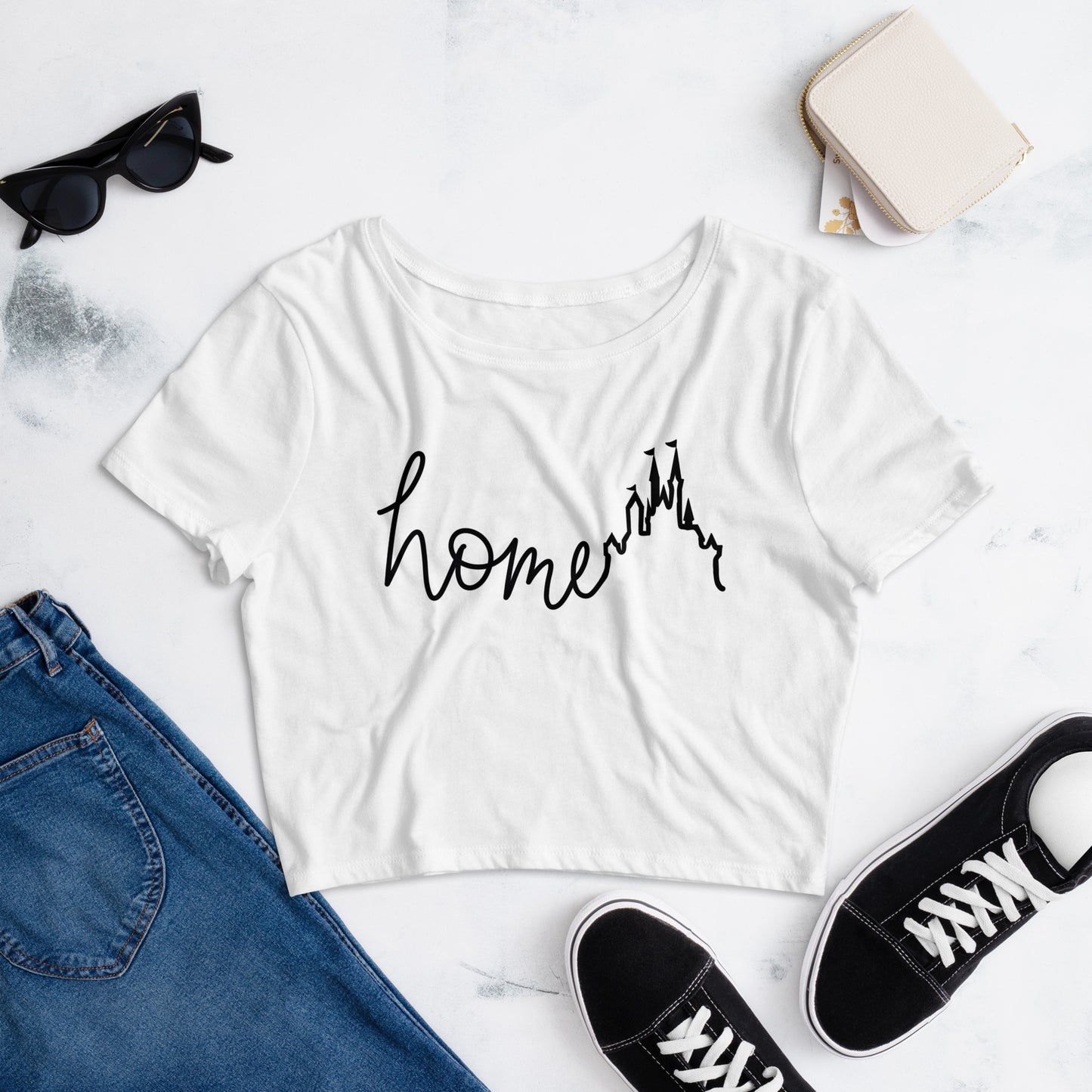 Castle Home East Crop Tee
