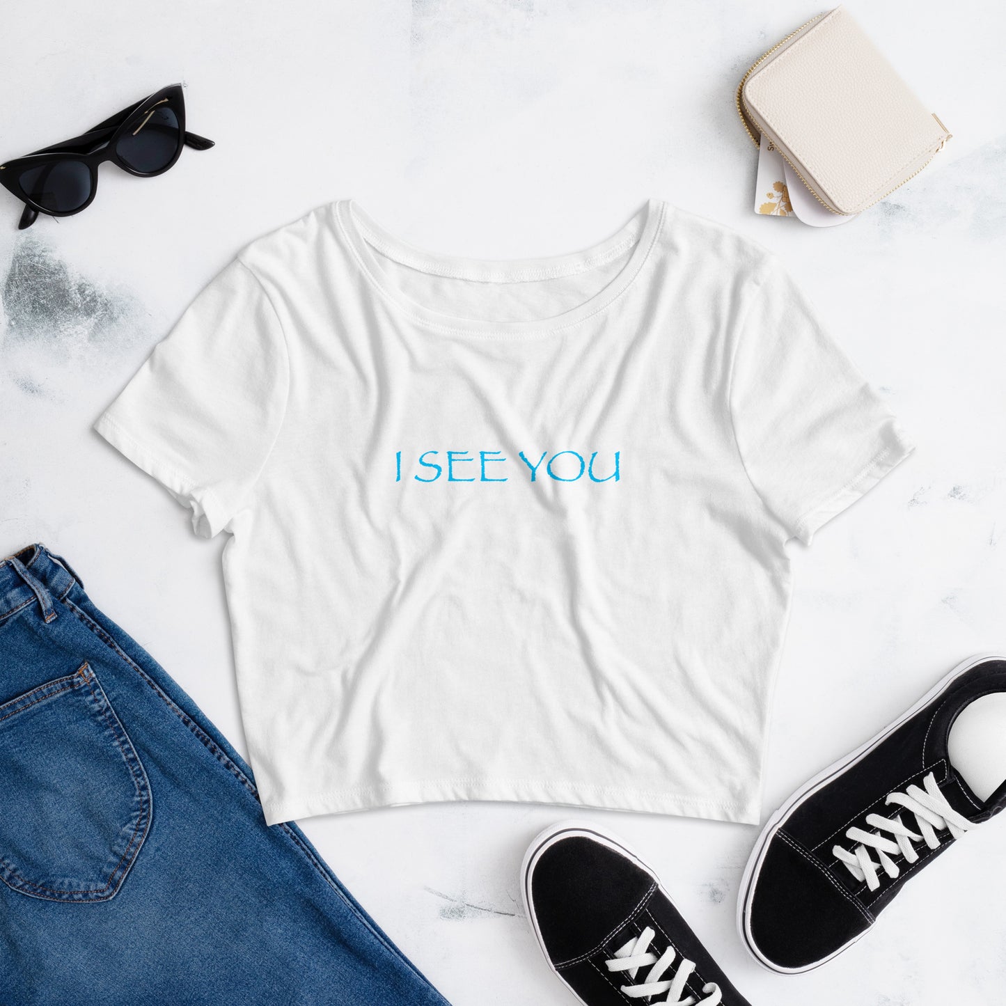 I See You Pandora Crop Tee
