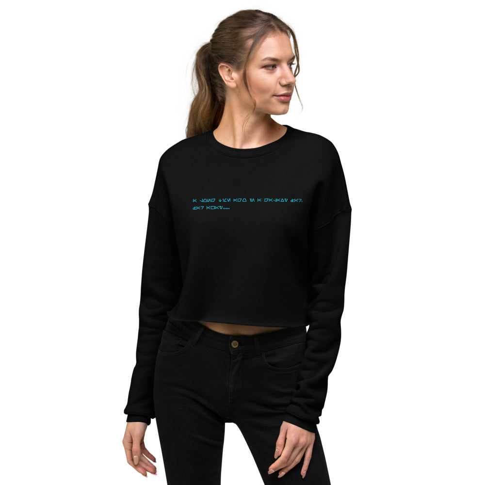 Opening Crawl Crop Sweatshirt