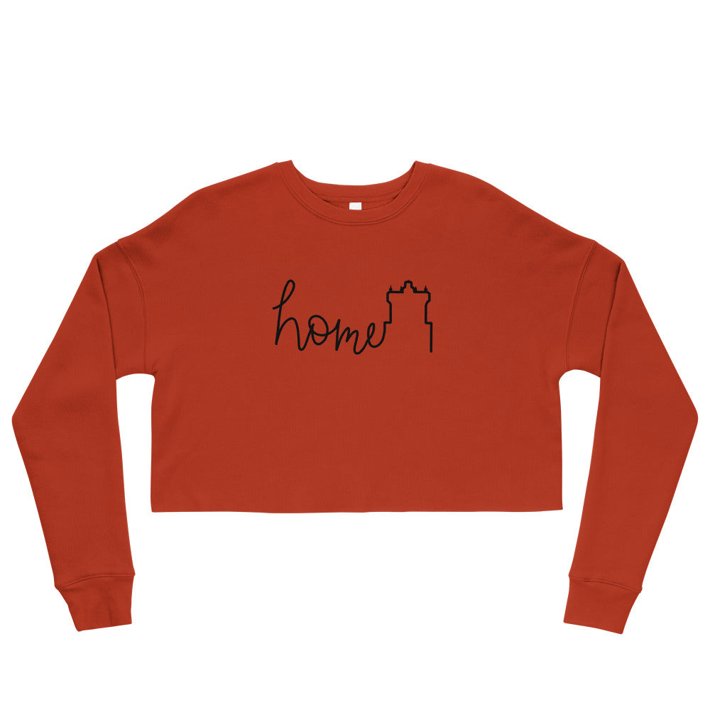 Scary Tower Home Crop Sweatshirt