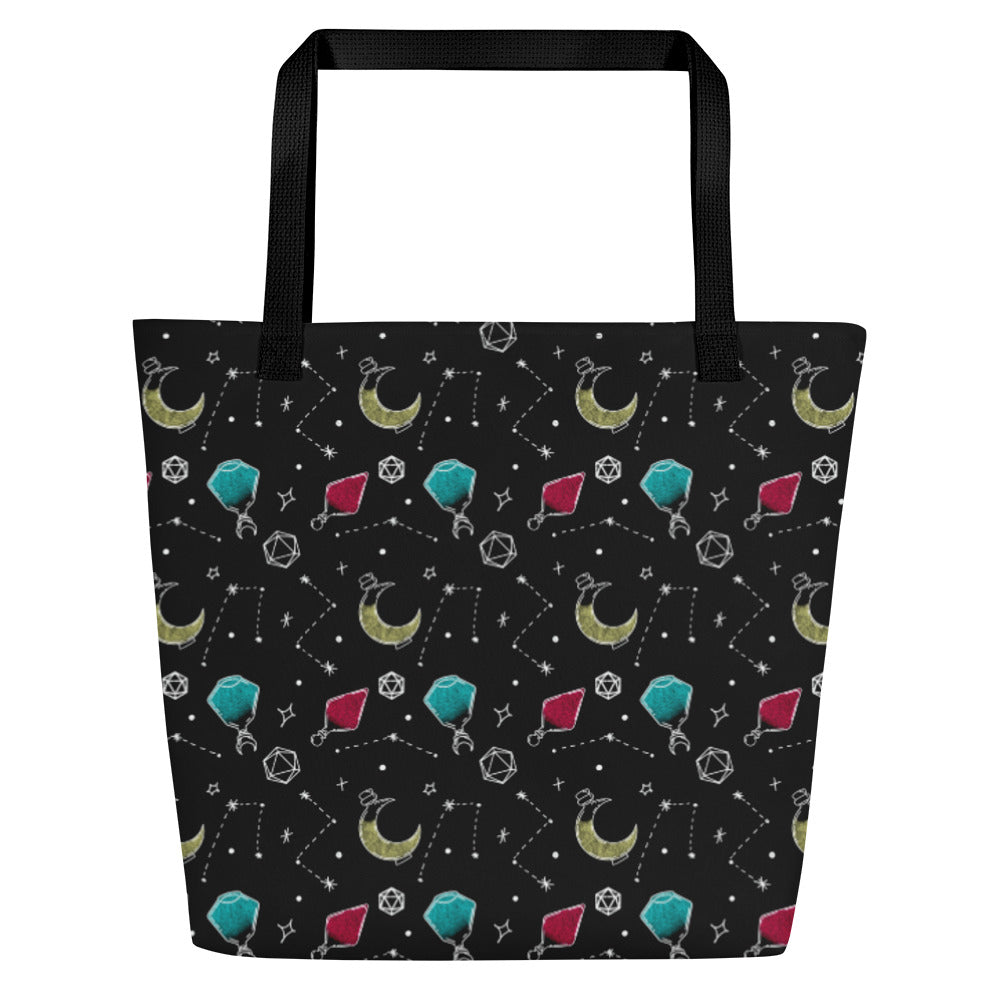 Potions and Dice Large Tote Bag of Holding