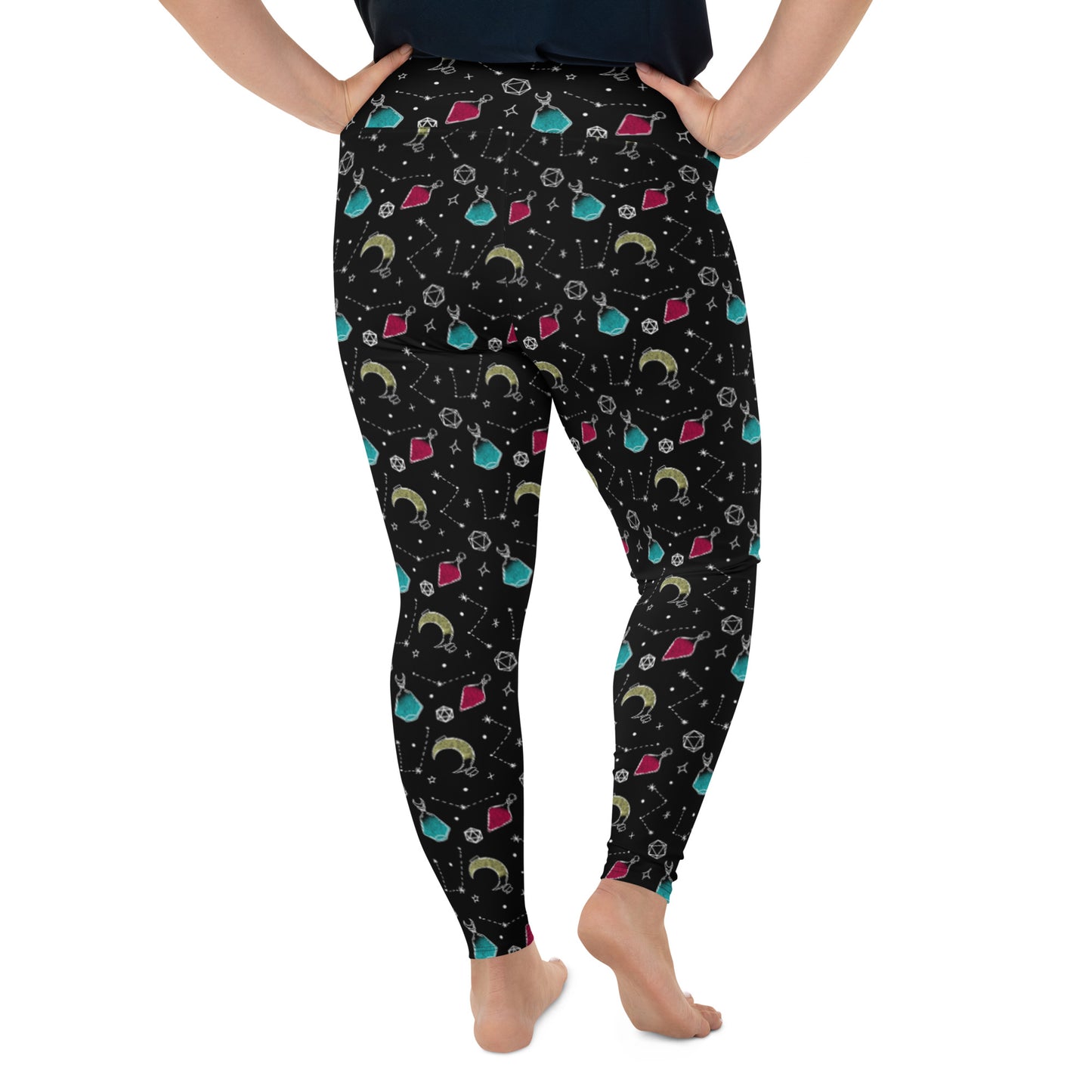 Potions and Dice Plus Size Leggings