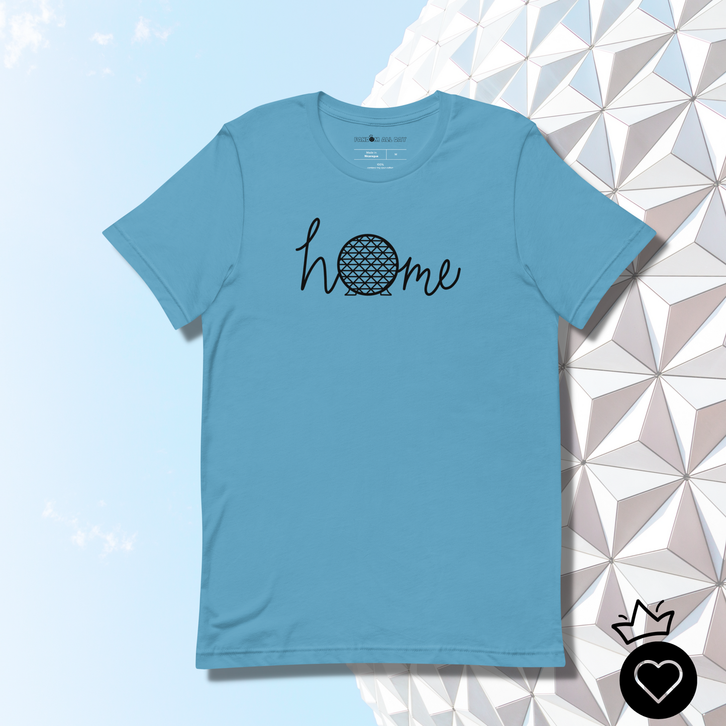 Geodesic Sphere Home T-Shirt