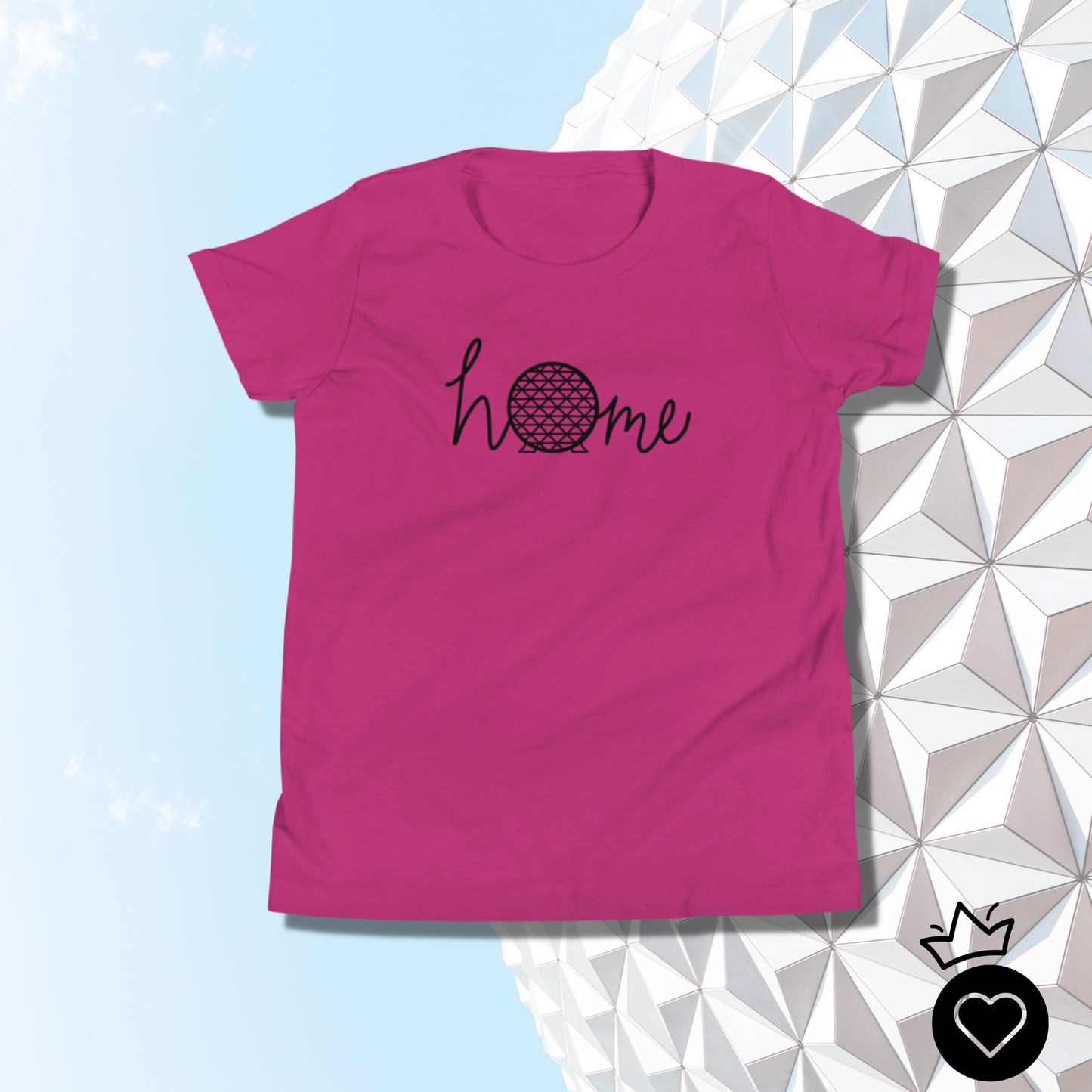 Geodesic Sphere Home Youth T-Shirt