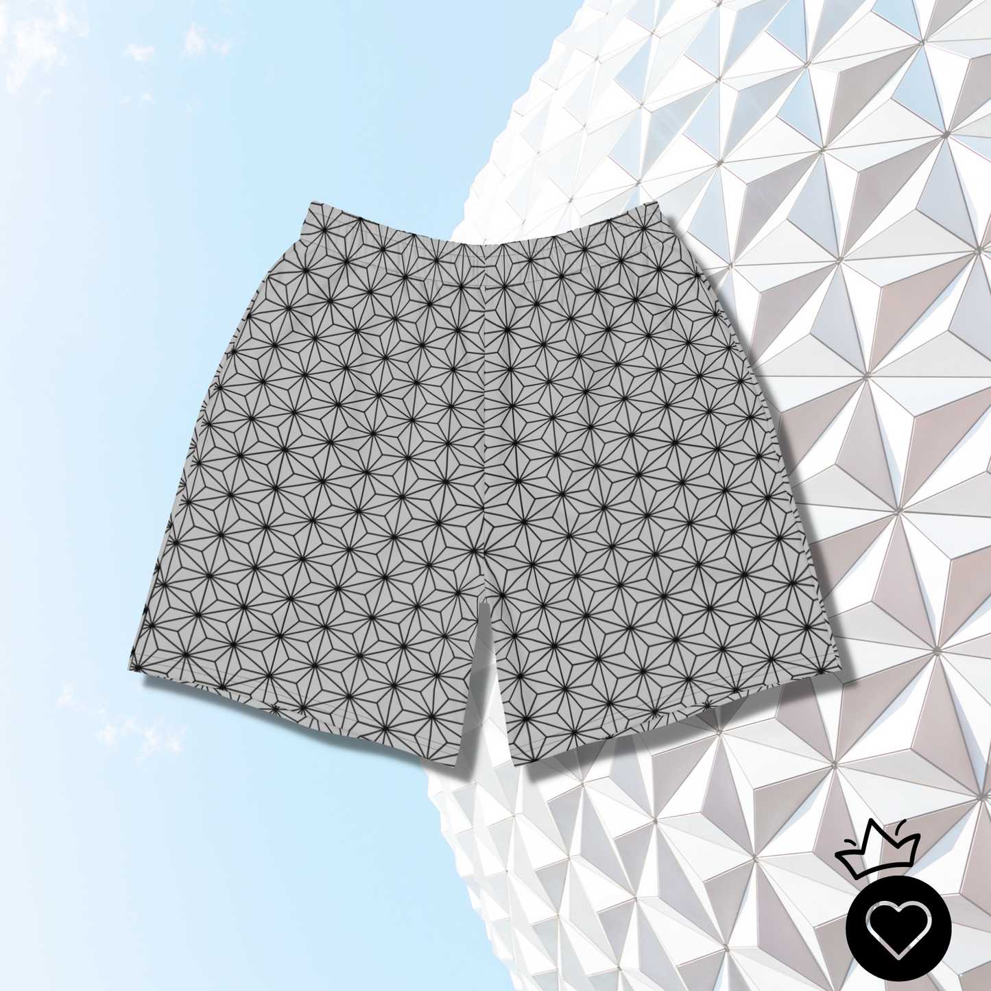 Geodesic Sphere Athletic Shorts