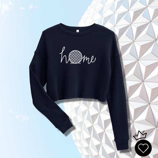 Geodesic Sphere Crop Sweatshirt