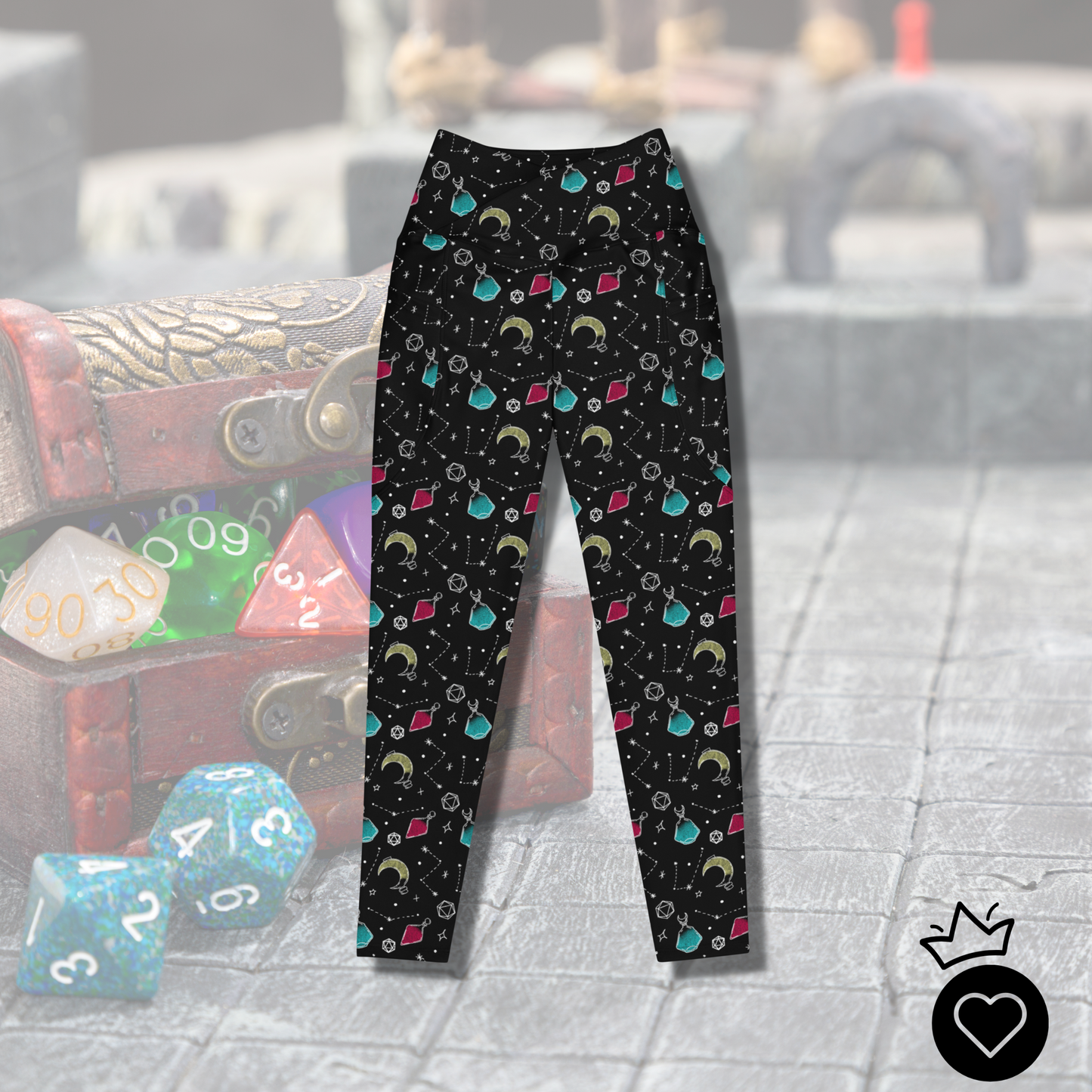 Potions and Dice Crossover Leggings