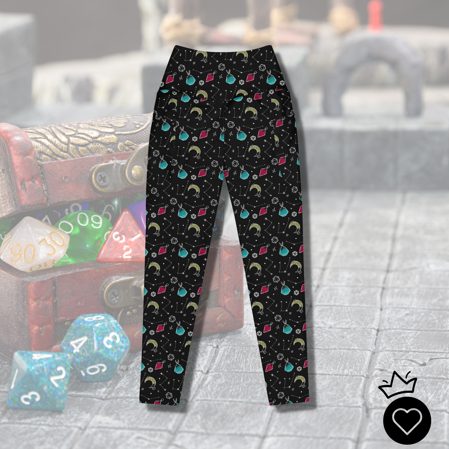 Potions and Dice Leggings Pocket Edition
