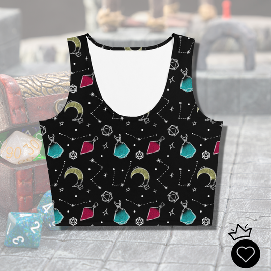 Potions and Dice Crop Tank
