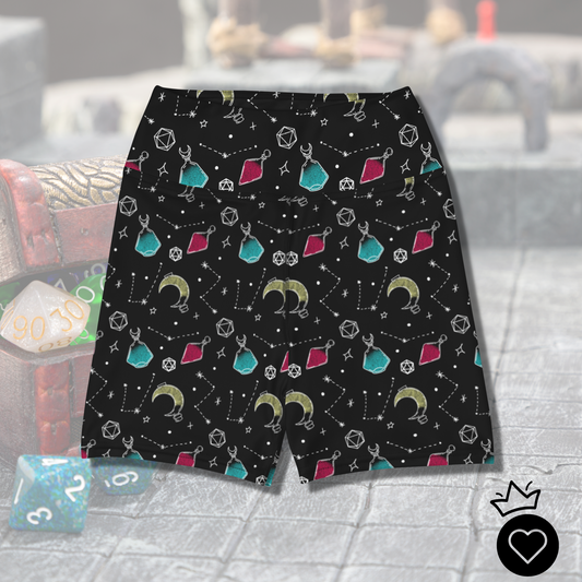 Potions and Dice Yoga Shorts