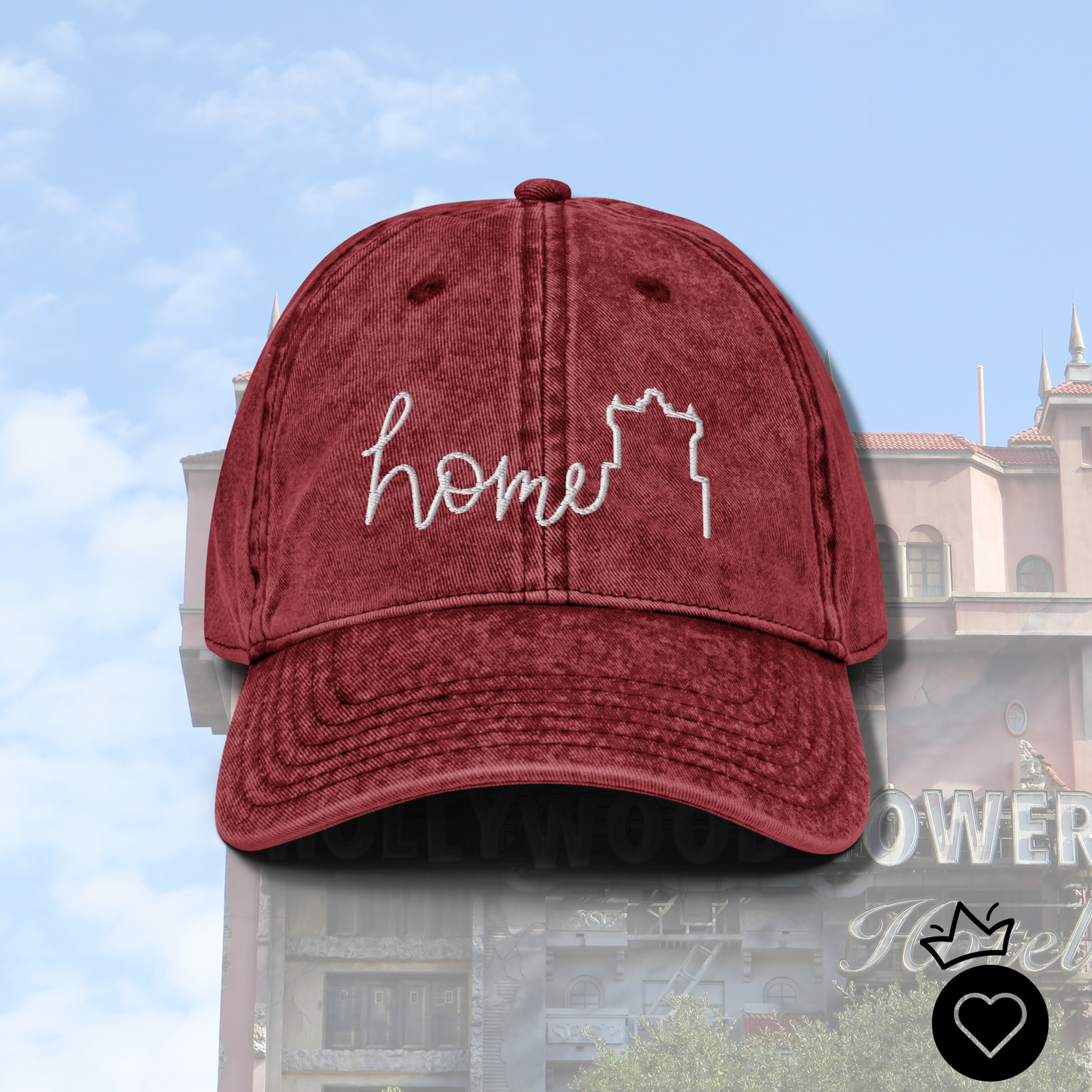 Scary Tower Home Vintage Cap