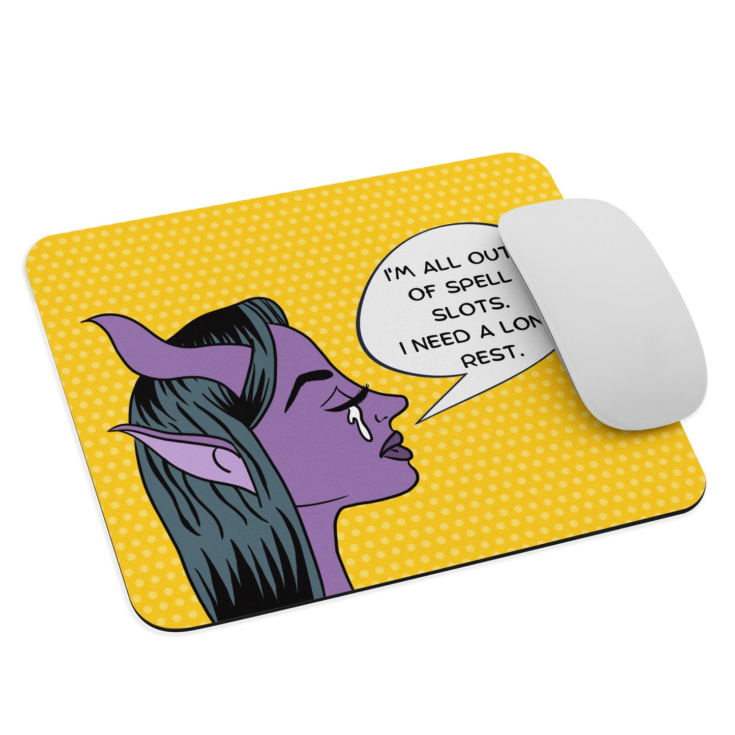 Out Of Spell Slots Mouse Pad