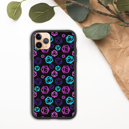 D20 Neon Biodegradable iPhone Case